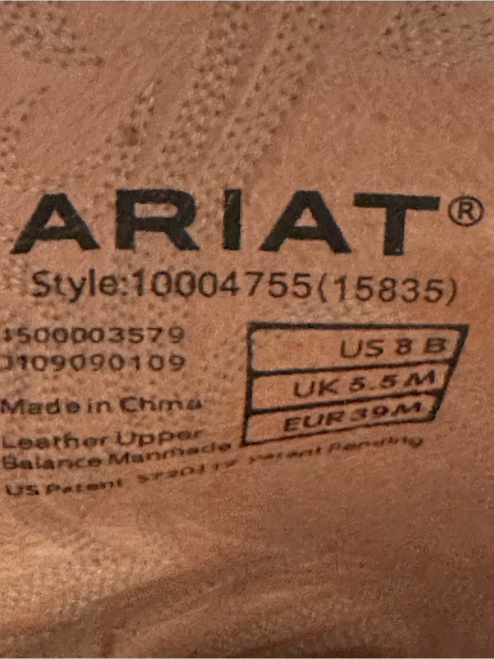 Ariat Chestnut Brown Embroidered Western Cowboy Boots - Picture 6 of 6
